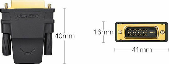 Ugreen Μετατροπέας DVI-D male σε HDMI female 1τμχ 20124