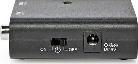 Nedis Μετατροπέας RCA female σε Toslink female 1τμχ ACON2505BK