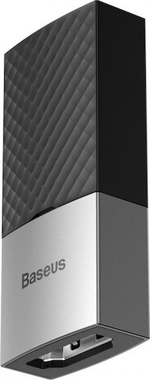 Baseus Конвертор HDMI женски към HDMI женски Черен 1бр CAFDQ-0G