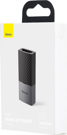 Baseus Конвертор HDMI женски към HDMI женски Черен 1бр CAFDQ-0G