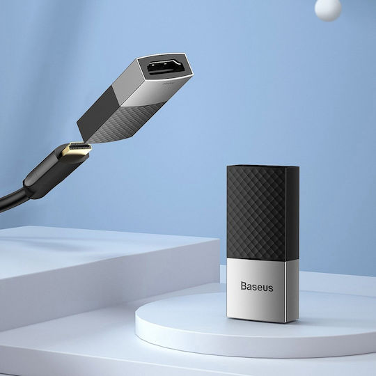 Baseus Конвертор HDMI женски към HDMI женски Черен 1бр CAFDQ-0G
