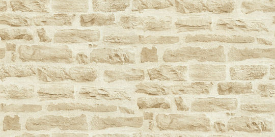 Ταπετσαρία Τοίχου Wood Stone Βινυλίου Μπεζ 1000x53cm Πλενόμενη Ταπετσαρία Τοίχου Wood Stone Βινυλίου Μπεζ 1000x53cm Πλενόμενη