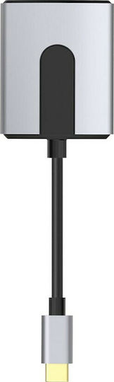 4Smarts Μετατροπέας USB-C male σε HDMI female Ασημί 1τμχ 2671
