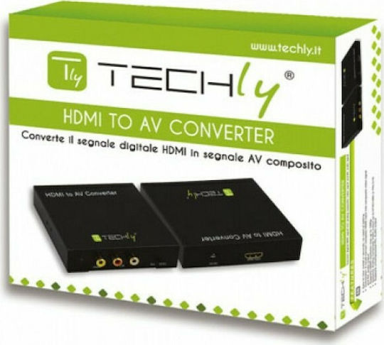 Techly Convertor RCA feminin în HDMI feminin 1buc 350023