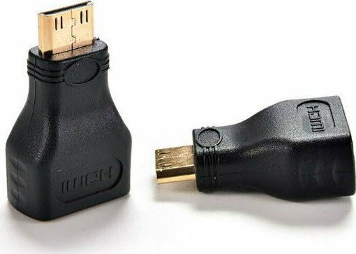 Converter Mini HDMI Male To HDMI Female 1 Piece 2849