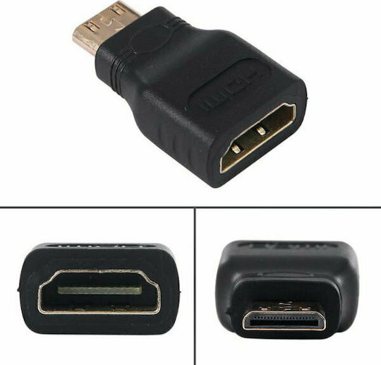 Converter Mini HDMI Male To HDMI Female 1 Piece 2849
