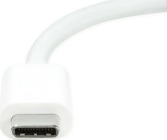 LogiLink Konverter USB-C männlich zu Mini-DisplayPort weiblich Weiß 1Stück UA0360