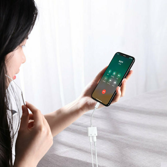 Joyroom S-y104 Lightning Adapter 3,5 Mm Audio & Lightning Port White