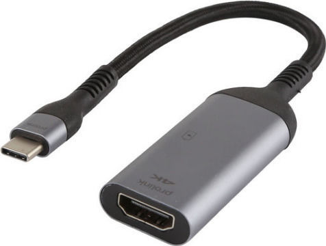 Prolink Μετατροπέας USB-C male σε HDMI female (PF502A)