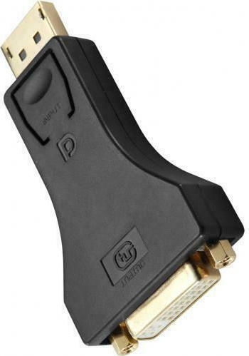 Powertech Konverter DisplayPort männlich zu DVI-I weiblich 1Stück CAB-DP063