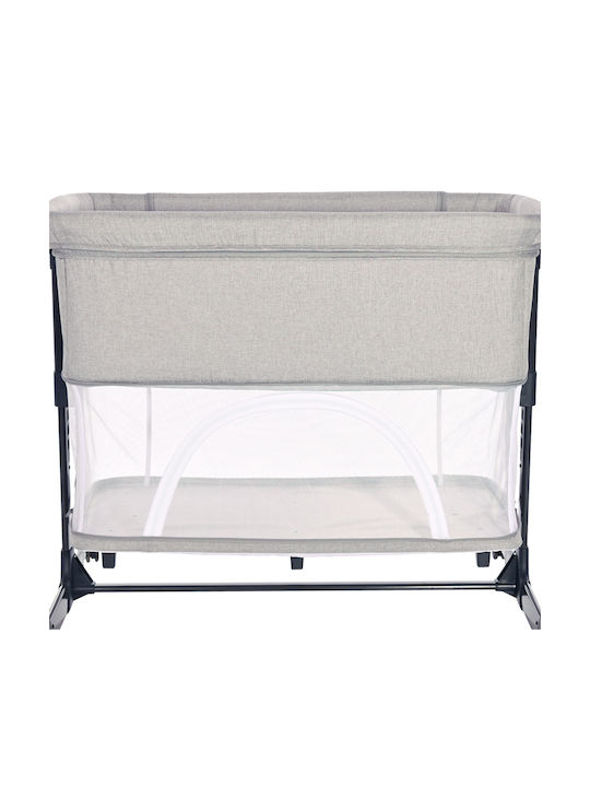 Lorelli Cradle-Park Milano with Mattress and Side Opening Grey