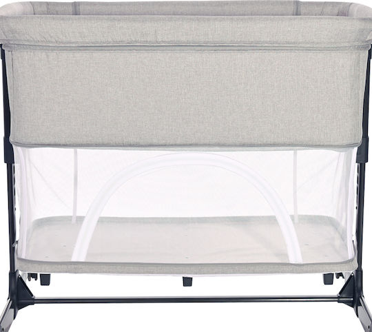 Lorelli Cradle-Park Milano with Mattress and Side Opening Grey