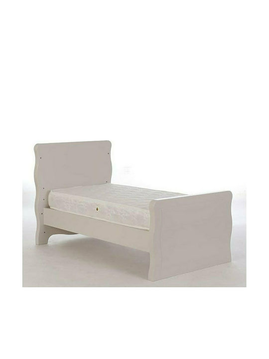 Santa Bebe Bellatrix Seturi de mobilier pentru copii cu Pat și Comodă Alb / Gri SB-109/420