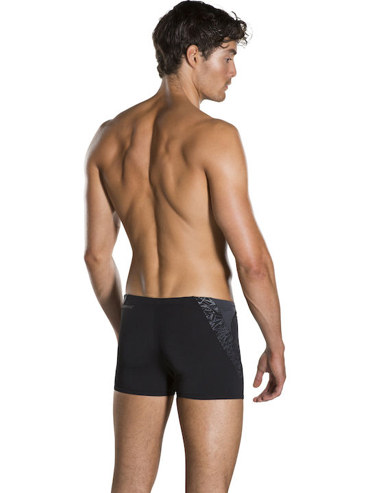 Speedo Do Boom Splice Herren Badebekleidung Shorts Schwarz