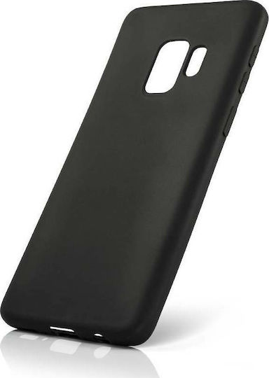 Forcell Matt Back Cover Σιλικόνης 1.2mm Μαύρο (Galaxy S9)