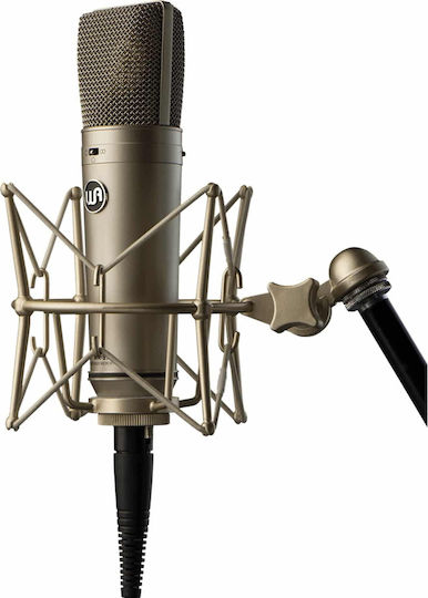 Warm Audio WA-87 Condenser Microphone XLR Shock Mounted for Vocals in Gold Color