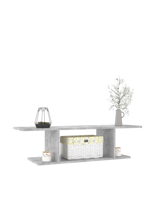 TV-Ständer Grau Beton M103xT30xH26,5cm