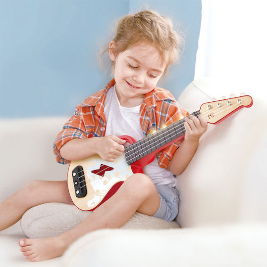 Hape Ukulele Learn With Lights Pentru 3+ Ani