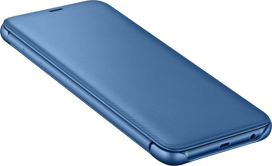 Samsung Book Synthetic Leather Blue (Galaxy A6+ 2018) WW