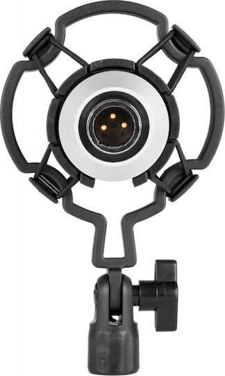 Vonyx CM400 Πυκνωτικό Μικρόφωνο XLR Shock Mounted για Φωνητικά σε Ασημί Χρώμα