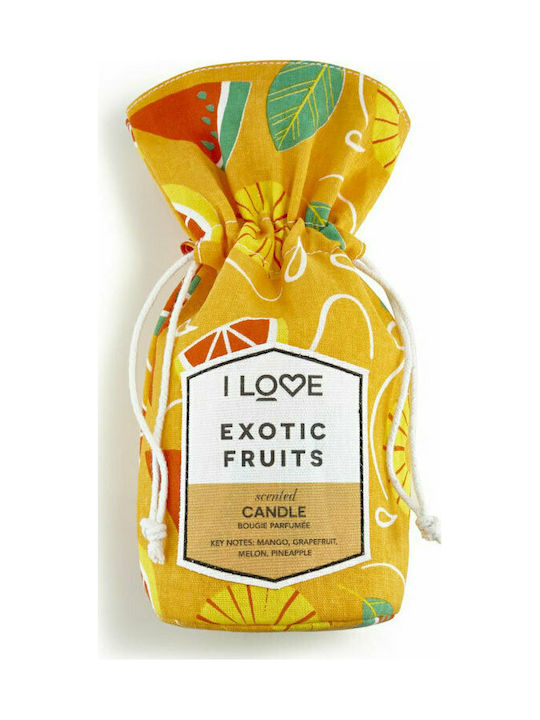 I Love Cosmetics Aromatisches Kerze in Gefäß mit Parfüm Exotische Früchte 200gr