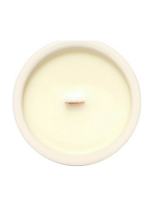 Laouta Natural Products Aromatic Soy Candle in Jar with Fig Scent 200g