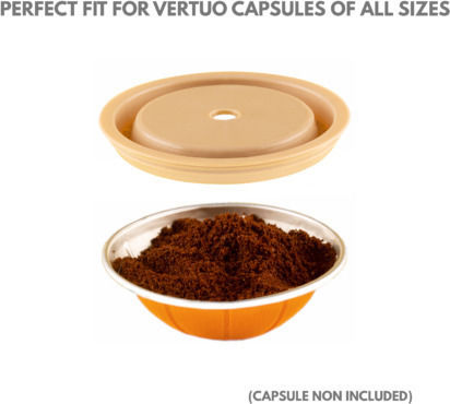 Waycap Basic Kit for Vertuoline Καπάκι από Σιλικόνη σε Μπεζ Χρώμα