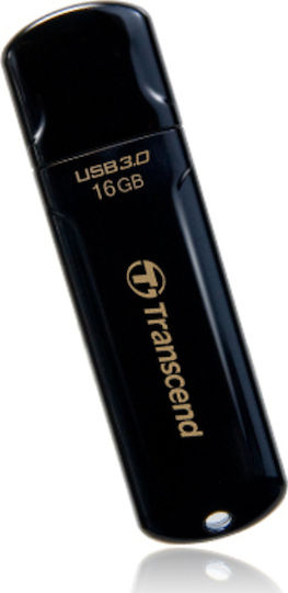 Transcend JetFlash 700 16GB USB 3.0 Stick Μαύρο