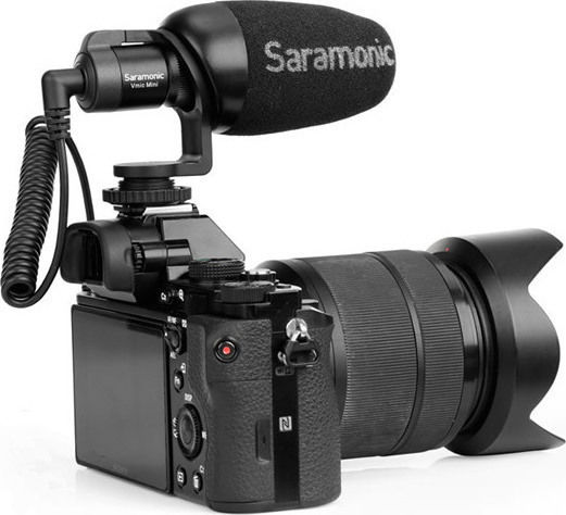 Saramonic Vmic Mini Set Mikrofon Stoßmontiert für Kamera