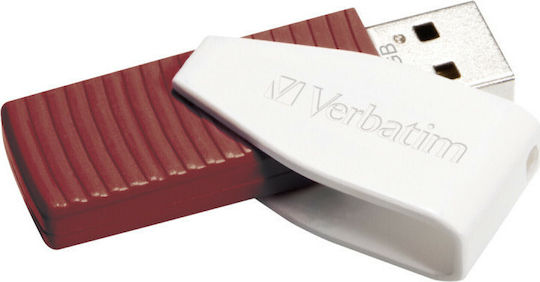 Verbatim Swivel 16GB USB 2.0 Stick Rot