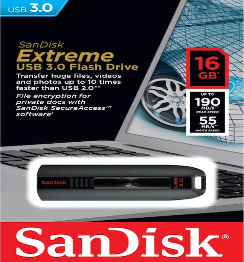 Sandisk Ultra 64GB USB 3.0 Stick Black