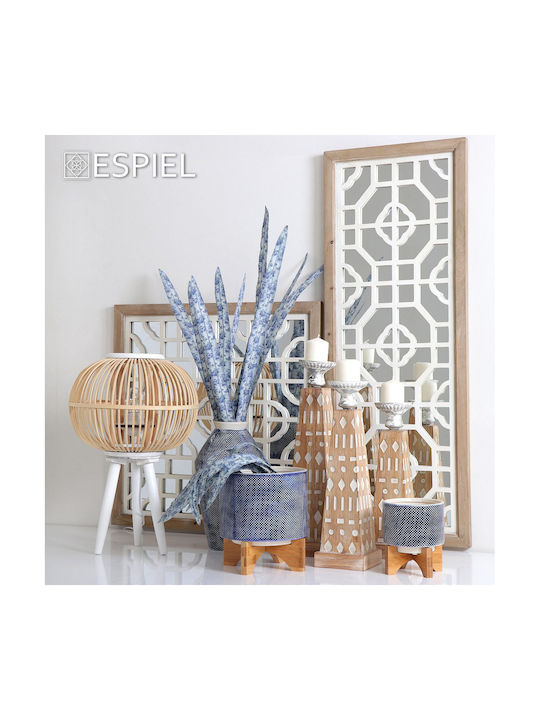 Dekorative Feder Blau 55cm Espiel