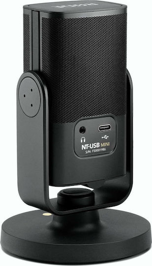 Rode NT-USB Mini Кондензаторен Микрофон Настолен за Вокали в Черен Цвят