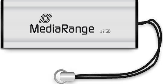 Mediarange Usb 3.0 Flash Drive 32gb Silver