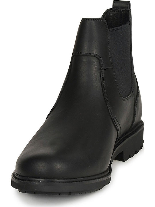 Earthkeepers Stormbuck Leather Black Chelsea Boots