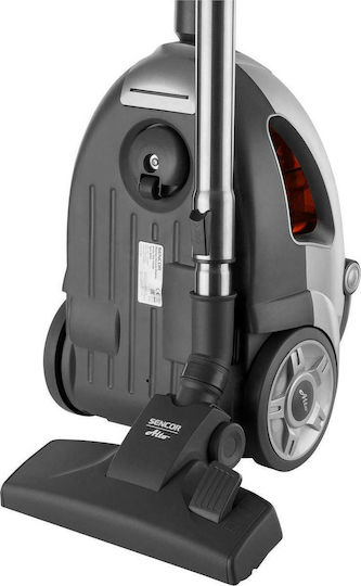Sencor SVC 730RD Ηλεκτρική Σκούπα 800W με Κάδο 1.5lt Κόκκινη