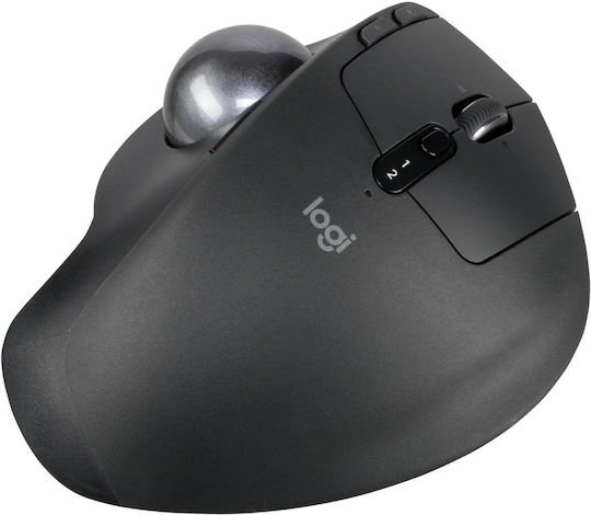 Logitech MX Ergo Kabellos Ergonomisch Bluetooth Maus mit Trackball Schwarz