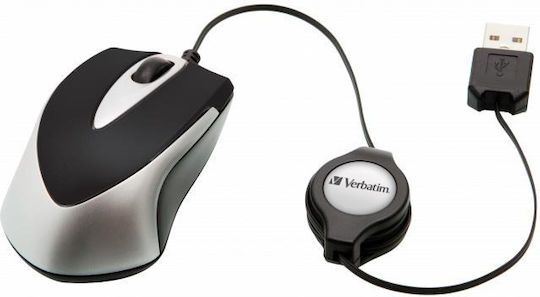 Verbatim Go Mini Verkabelt Mini Maus Schwarz