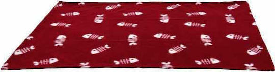 Trixie Beany Blanket Cat Red 100x70x1cm