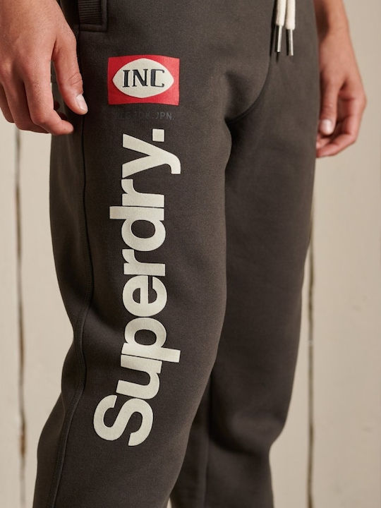 Ac Ringer Sweatpants with Elastic Vintage Black