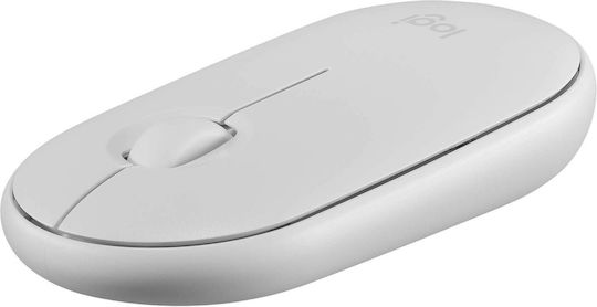 Logitech Pebble M350 Kabellos Bluetooth Maus Off-White