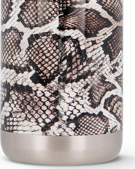 Quokka Solid Bottle Thermos Stainless Steel BPA Free 510ml Brown with Mouthpiece