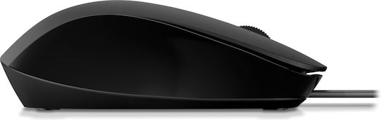 HP 150 Wired Mouse Black