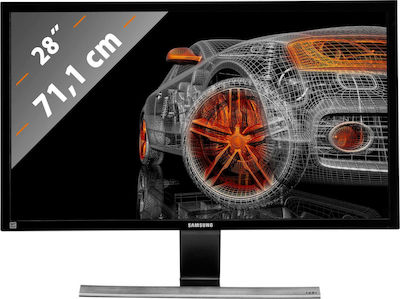 Samsung U28E590D TN Монитор 28" 4K 3840x2160 с Време за Реакция 1мс GTG