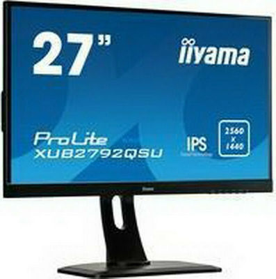 Iiyama ProLite XUB2792QSU IPS Gaming Monitor 27" QHD 2560x1440 με Χρόνο Απόκρισης 5ms GTG