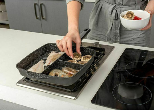 Nava Funtzio Grill made of Aluminum with Stone Coating 28cm