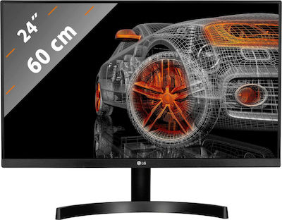 LG 24MK600M-B IPS Monitor 23.8" FHD 1920x1080 με Χρόνο Απόκρισης 5ms GTG