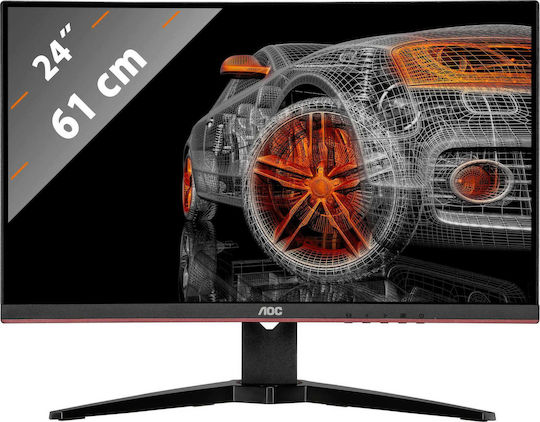 AOC C24G1 VA Curved Gaming Monitor 24" FHD 1920x1080 144Hz με Χρόνο Απόκρισης 1ms GTG