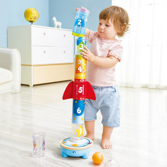 Hape Stacking Toy Rocket Ball Air Stacker for 24++ Months