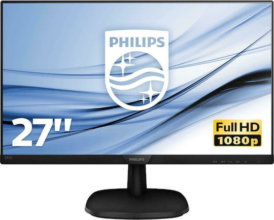 Philips 273V7QJAB IPS Monitor 27" FHD 1920x1080 με Χρόνο Απόκρισης 5ms GTG